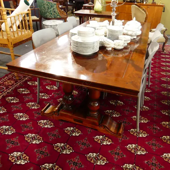 REFECTORY DINING TABLE 2260 X 1000 X 750mm