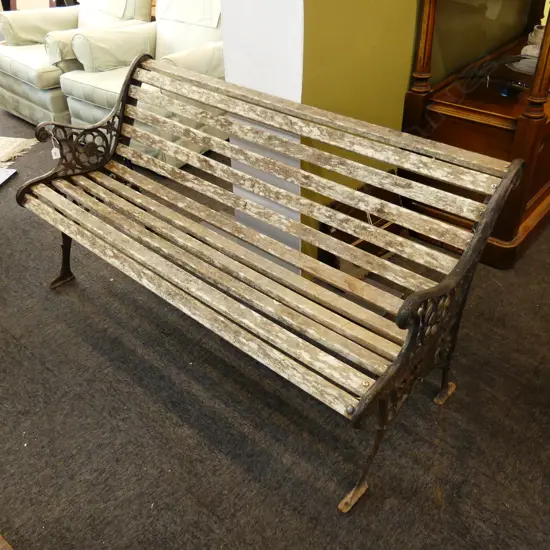 VICTORIAN STYLE GARDEN BENCH L.1330mm