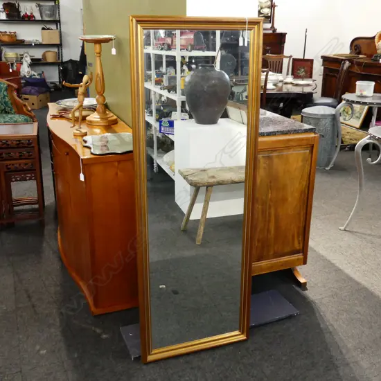 FULL LENGTH WOOD FRAMED MIRROR 540 X 1500mm