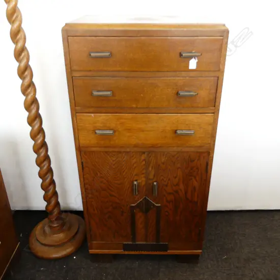 DECO OAK TALLBOY - BORER 610x400x1260mm