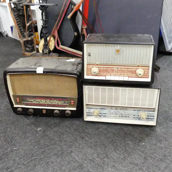 BOX LOT 3 VINTAGE RADIOS