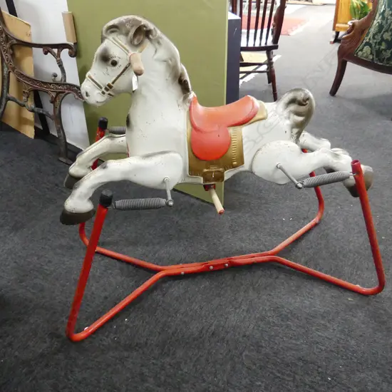 VINTAGE MOBO 'PRAIRIE KING' RIDE ON HORSE ON FRAME 1040x520x880mm