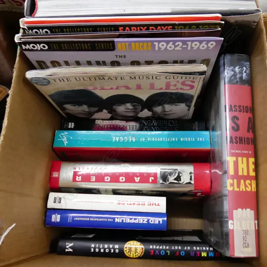 ASST MUSIC BOOKS LED ZEP/U2 ETC