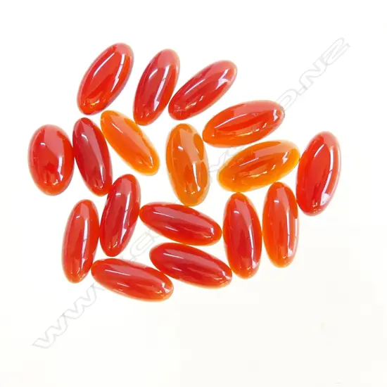 BAG OVAL CARNELIAN, ALL SAME SIZE