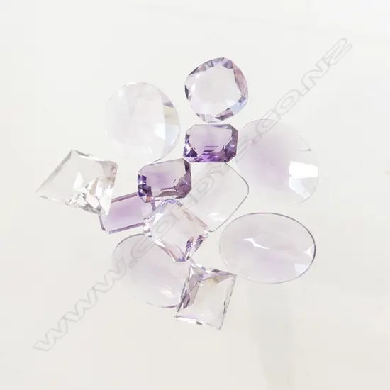 BAG MIXED SHAPE AMETHYSTS 