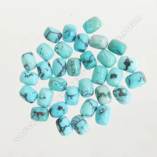 BAG TURQUOISE RECTANGLE STONES 