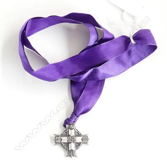 The King George VI New Zealand Memorial Cross 'NZ40437 P/O. J.E.FALCONER