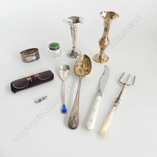 10 ASST. STG SILVER / EP PCES + GOLD? SPECTACLES...