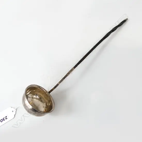 GEO. III SILVER TODDY LADLE L.330mm