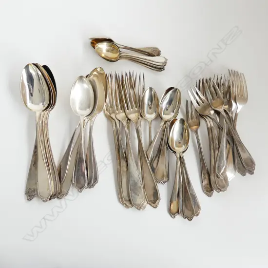 52PCS  800 SILVER CUTLERY, SAME PATTERN 1757GMS