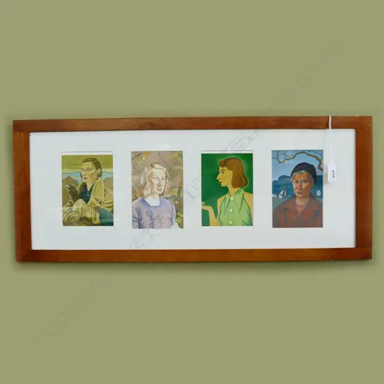 RITA ANGUS ART DISPLAY  4 EACH 90 X 130 