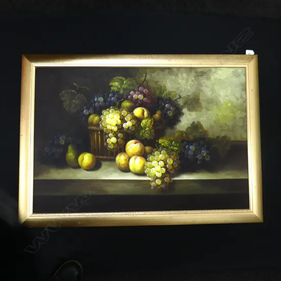 LG STILL LIFE OIL ON CANVAS 595x885mm