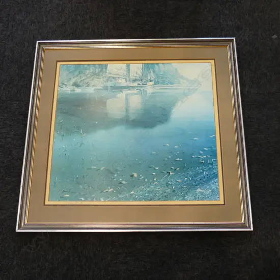 LG DAVID BARKER PRINT 48/375 1981 595x665mm