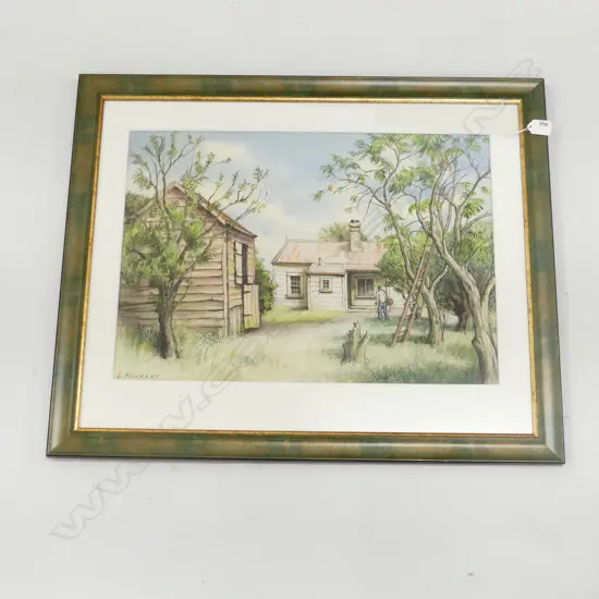 ELISE MOURANT 'OLD ORCHARD' W/C 390x550mm