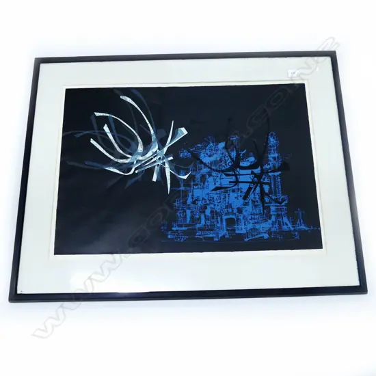 TED DUTCH 'ORNITHOPTER' SCREEN PRINT 1970 17/20 530x755mm