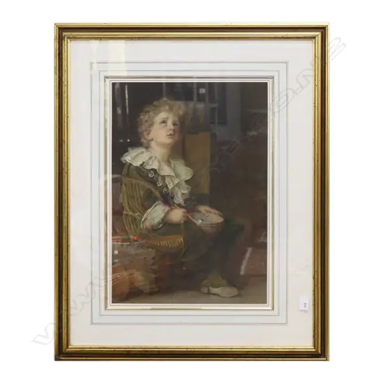 LG FRAMED PEARS PRINT 'BUBBLES', 900 X 750mm