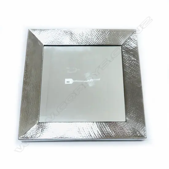 SILVER METAL FRAMED MIRROR 515x515mm