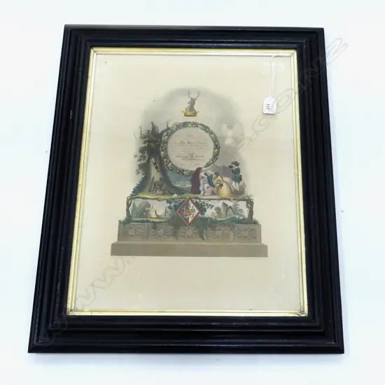 ORDER OF FORESTERS CERTIFICATE, 1880 515x395mm