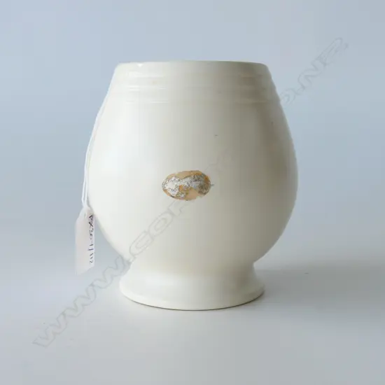 HAND POTTED CROWN LYNN VASE. SHAPE NUMBER 5