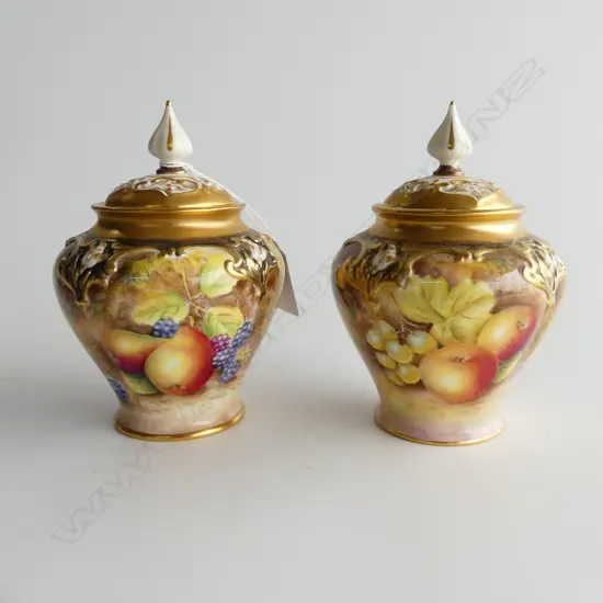 PR R/WORCESTER LIDDED POTPOURRI BY LEAMAN H.130mm
