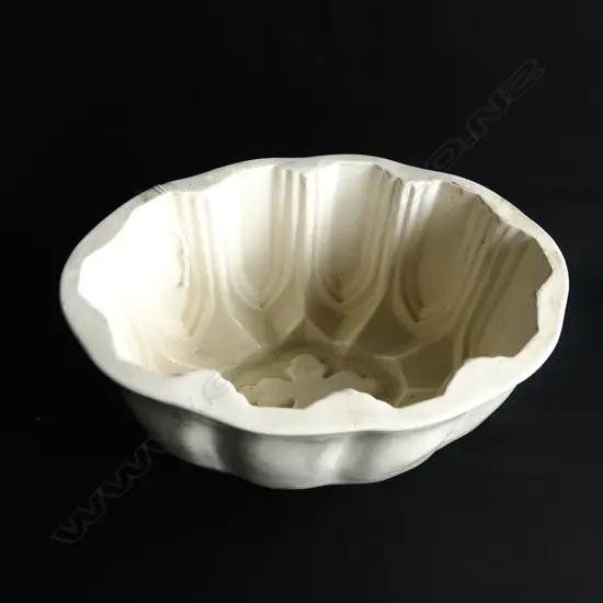 COPELAND VINTAGE CASTLE JELLY MOULD impressed maker's mark L.220mm 