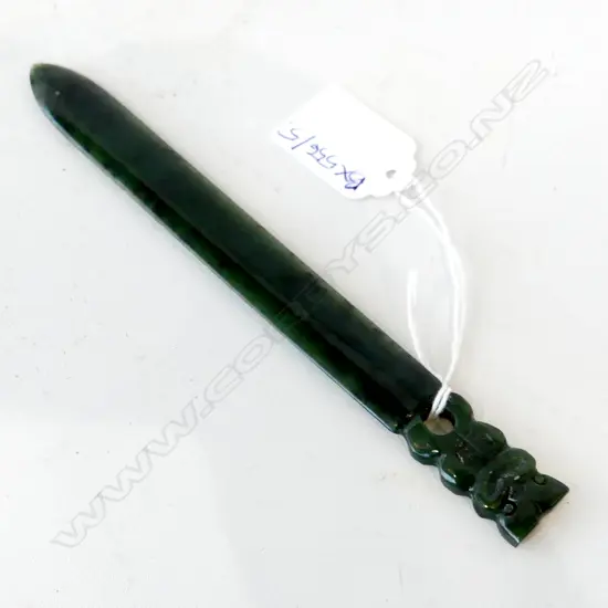 GREENSTONE LETTER OPENER L.170mm