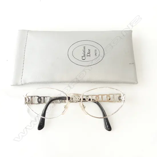 PR CHRISTIAN DIOR GLASSES FRAMES (NO GLASS) & CASE 