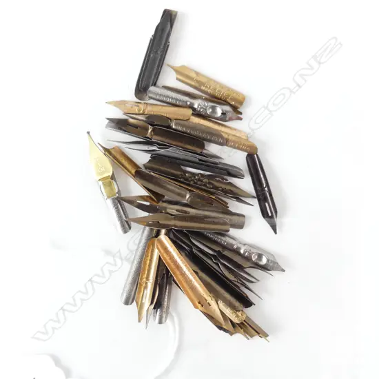 50 ASSORTED VINTAGE FOUNTAIN PEN NIBS