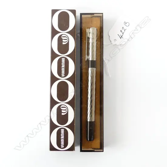 WATERMAN VINTAGE FIBRE NIB PEN IN BOX UNUSED