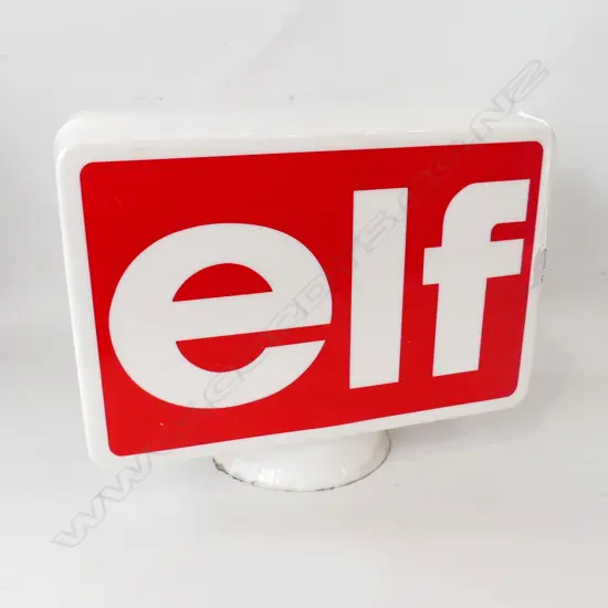   VINTAGE ELF PETROL BOWSER GLOBE 370X310MM