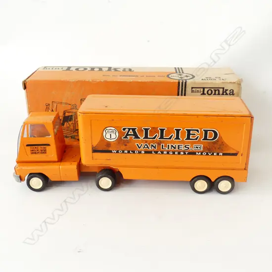 BOXED MINI TONKA ALLIED VAN N98  GOOD CONDITION L420MM