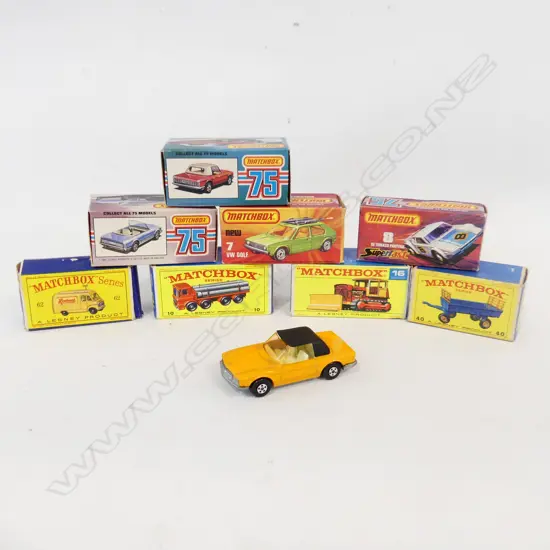 8 ASST VINTAGE BOXED MATCHBOX CARS