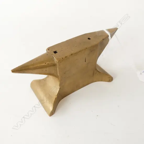 SMALL BRASS JEWELLERS ANVIL 130MM