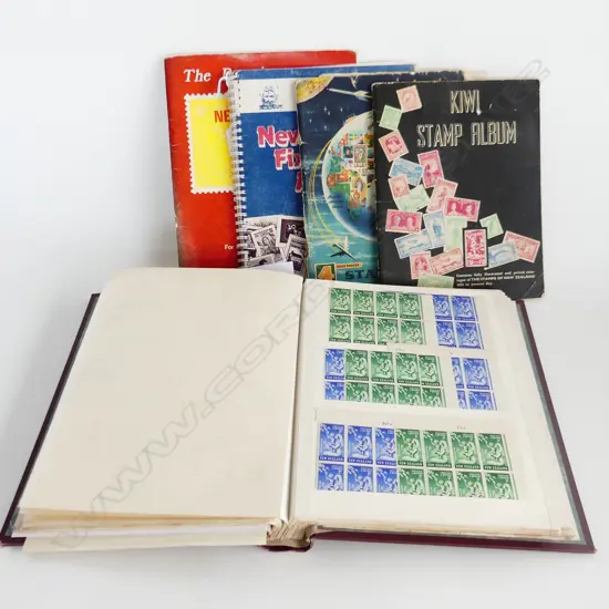 5 ASST. STAMP ALBUMS