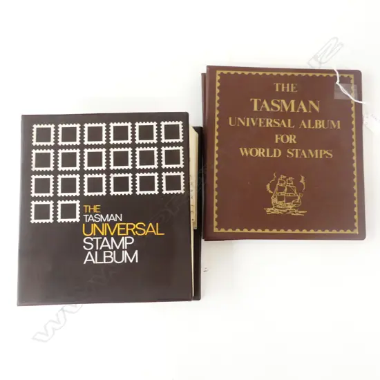 2 STAMP ALBUMS OF WORLD STAMPS - INCL 10 PAGES OF CHINA