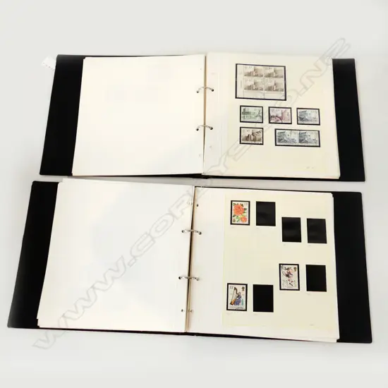 2 STAMP ALBUMS - GREAT BRITAIN 1841 ONWARDS