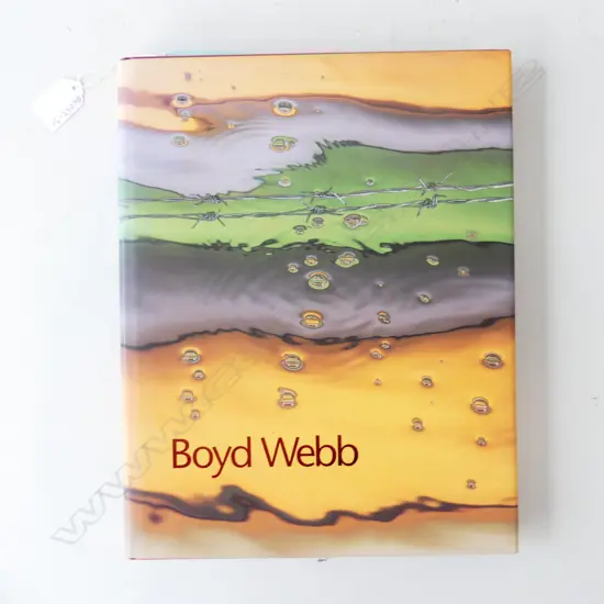 BOYD WEBB AUTOGRAPHED BOOK