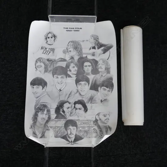 12 'THE FAB FOUR' BEATLES POSTERS 