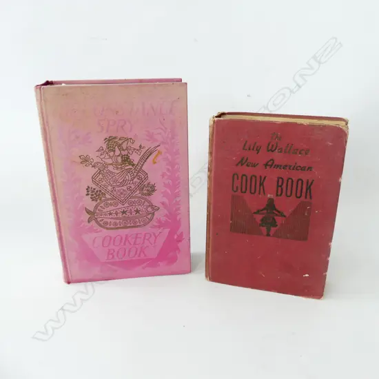 2 VINTAGE COOKERY BOOKS; LILY WALLACE NEW AMERICAN C. 1946 & CONSTANCE SPRY C.1956