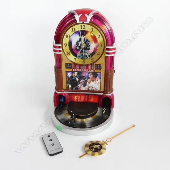 ELVIS COMMEMORATIVE CLOCK H350MM