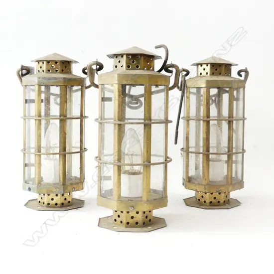 3 ELECTRIC LANTERNS H.260mm