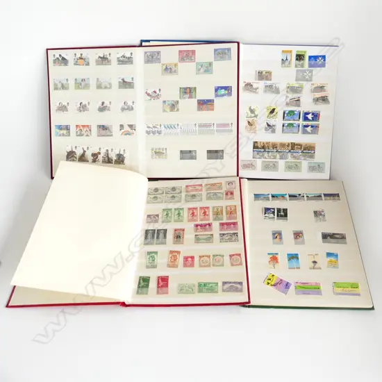 4 STAMP ALBUMS