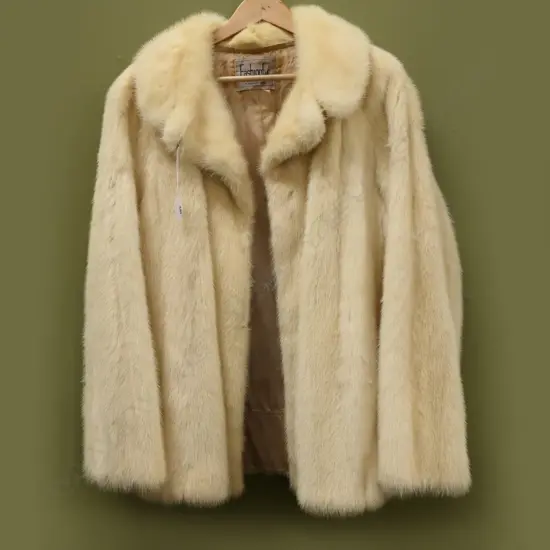 WHITE MINK JACKET