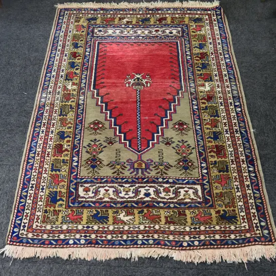 HAND KNOTTED ALL WOOL TURKISH RUG 1700 X 1250mm
