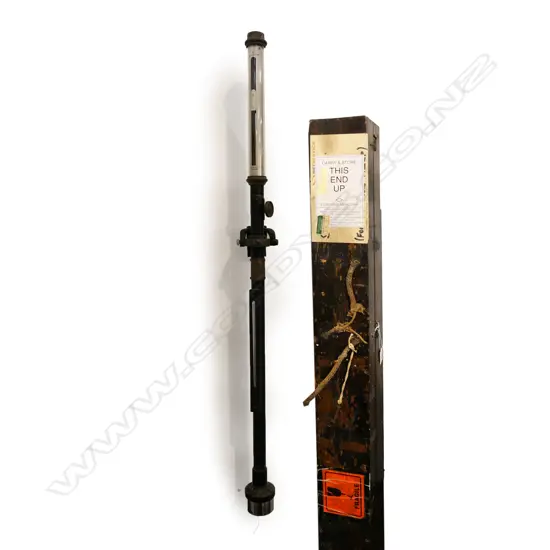 F. DARTON & Co. LTD LONDON - KEW PATTERN BAROMETER, CASED L.1000mm