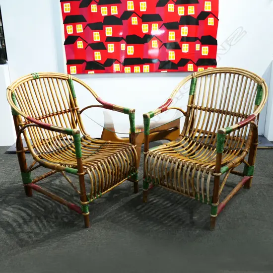 PR CARNIVAL CANE ARMCHAIRS