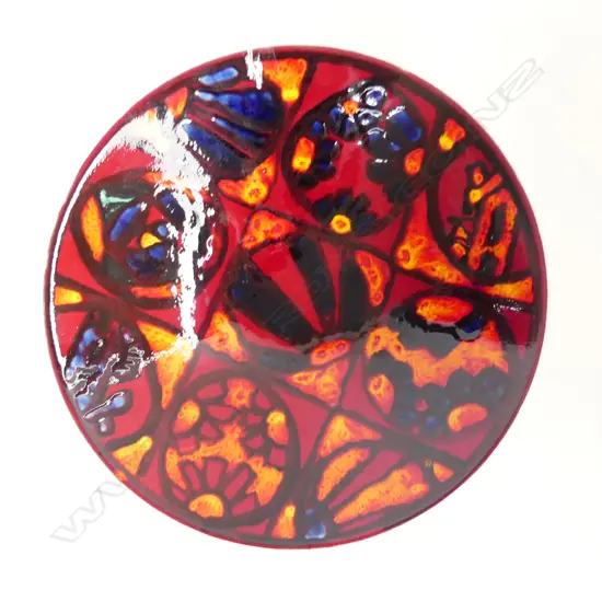 POOLE BOWL CRACKED  DIA 340MM