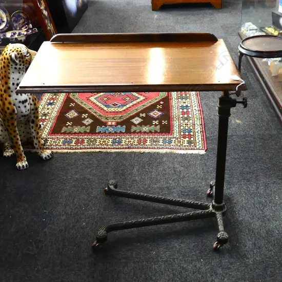 ANTIQUE ADJUSTABLE DESK 930x430x810mm