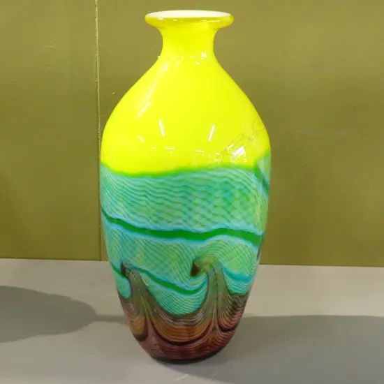 LG ART GLASS VASE H.380mm