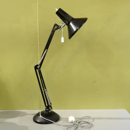 BLACK SUPERLUX ANGLE POISE DESK LAMP